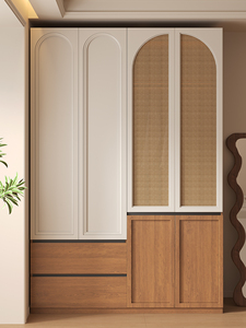 Factory Direct-sale Customizable-designed Vintage <strong>Wardrobe</strong> with <strong>Midcentury</strong> Modern Style for Hotel and Villa Bedroom Storage - Product Image 6