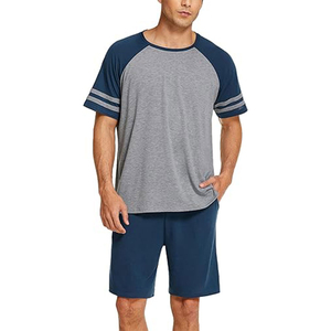 Ensemble short et t-shirt de sport grande taille pour homme, personnalisable avec logo, 100 % coton, coupe oversize, idéal pour l'été - Product Image 6