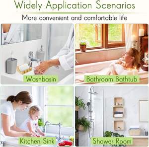 2 paquets de porte-savon en bambou avec porte-savon en bois auto-drainant pour salle de bain - Product Image 6