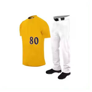 Diseña tus propios uniformes de béisbol y softbol de ensueño 100% poliéster nuevo uniforme de béisbol deportivo hecho a medida para hombres Pakistán - Product Image 4