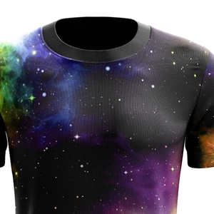 T-shirts de fitness à manches courtes en coton et fibre de bambou pour hommes, différents modèles de vêtements d'extérieur, tricotés - Product Image 5