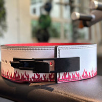 Ceinture en cuir de vachette personnalisée de haute qualité, robuste, protection professionnelle, soutien dorsal, entraînement fitness, design anime