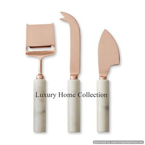 Juego de cubiertos de mesa con mango de diseño de ágata, Color dorado, acero inoxidable, pulido brillante, aspecto atractivo, cubiertos, accesorios de cocina - Product Image 3