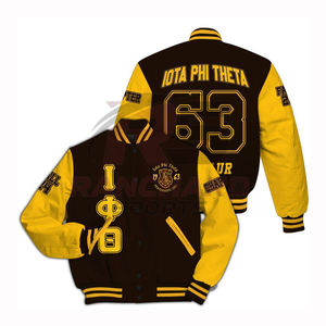 Veste de baseball élégante et confortable pour la fraternité Iota Phi Theta, chaude, durable, professionnelle - Product Image 3