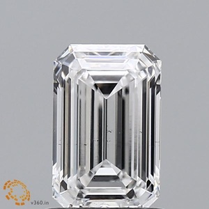 IGI Emerald Cut Lab Diamonds F VS2 Clarté 1.01 ct Lab créé Loose CVD Diamants Paire Pour Boucles D'oreilles De Mariage Cadeau D'anniversaire - Product Image 1