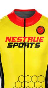 Uniforme de cyclisme à fermeture éclair Séchage rapide Anti-bactérien Anti-UV Respirant Spandex/Polyester Unisex Short Plus Size Sets - Product Image 6