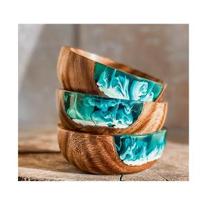 Cuenco decorativo de resina personalizado hecho a mano, superficie pulida brillante, diseño moderno para aperitivos, decoración de mesa de fiesta, respetuoso con el medio ambiente - Product Image 3