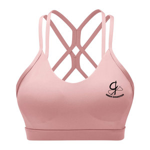 Ropa de gimnasio Sujetador deportivo para niña con 100% Spandex/Tela de nailon Entrenamiento Sujetador deportivo para mujer Personalizar su propio logotipo de marca - Product Image 1