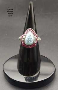 Iroc Sales 925 Sterling Silver Green Quartz Heart Shape Engagement Ladies Rings New Arrival Cz Stone Rings Gemstone Jewelry - Product Image 6