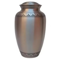 Urnes de crémation pour cendres humaines Fournitures funéraires Urne de crémation en métal pour stockage