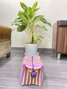 กระเป๋าผ้าไนลอนสำหรับเดินทางชายหาดแบบมีซิปใช้ซ้ำได้เป็นมิตรกับสิ่งแวดล้อมกระเป๋าเครื่องสำอาง - Product Image 5