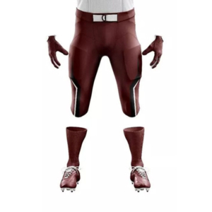 Custom Sublimation American Football Jersey <b>Shorts</b> 100% <b>Polyester</b> Eco-Friendly UV Protection Four-Way Stretch Breathable - Product Image 3