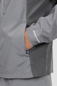 ชุดวอร์มกีฬาสำหรับผู้ชายชุดออกกำลังกายน้ำหนักเบามีฮู้ดและกางเกงมีซิปเต็ม - Product Image 6