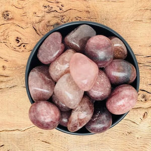 หินควอทซ์สตรอเบอรี่ธรรมชาติอัญมณีหลวมปรับขนาดและรูปร่างได้ตามต้องการ - Product Image 1