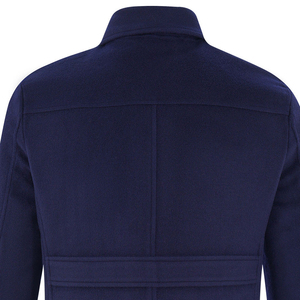 Veste en laine 100% personnalisable, brodée, prune, coupe ajustée, taille régulière, hiver, style décontracté chic, col boutonné avec logo sur le devant - Product Image 5