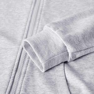Sudaderas con capucha de mujer con cremallera y hombros caídos hechas a medida, ropa de calle de punto, logotipo impreso personalizado, Sudadera con capucha y sudadera de gran tamaño - Product Image 5