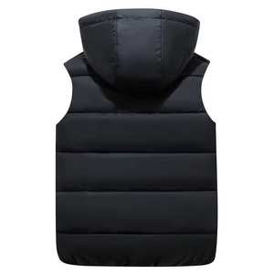Gilet bouffant sans manches coupe-vent respirant de haute qualité pour hommes vêtements d'extérieur d'hiver disponibles OEM du fabricant professionnel - Product Image 2