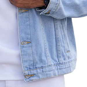 OEM <b>Men</b> <b>Denim</b> <b>Jackets</b> Street wear <b>Men</b> <b>Denim</b> <b>Jackets</b> Custom Print <b>Men</b> <b>Denim</b> <b>Jackets</b> - Product Image 6
