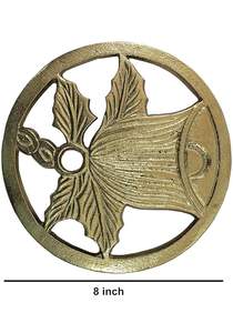 Salvamanteles de aluminio decorativo Estera de metal para protección de mesa contra ollas calientes Sartenes Platos - Product Image 4