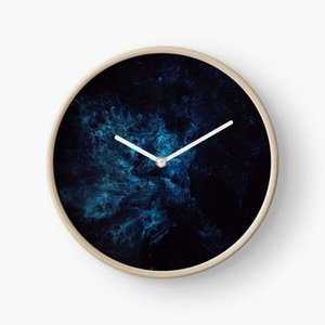 นาฬิกาแขวนผนังเรซินสุดสร้างสรรค์นาฬิกาแขวนผนังบ้านสีน้ำเงินและสีฟ้าสำหรับกำหนดขนาดเองราคาถูกงานฝีมือธรรมชาติ - Product Image 6
