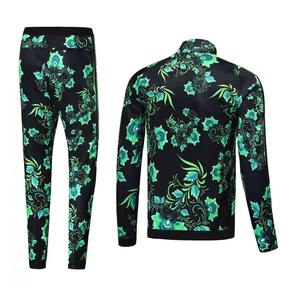 Ensemble de survêtement de sport pour homme, deux pièces, manches longues, idéal pour la salle de sport, la course à pied, le fitness en plein air et les graphiques personnalisés - Product Image 2