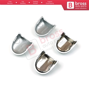 BDP576-2 Left Right <b>Door</b> <b>Handle</b> Key Lock Cover Cap Set Silver Color for Megane Scenic Laguna 2 Primera P12 Espace 4 Vel Satis Cl - Product Image 4