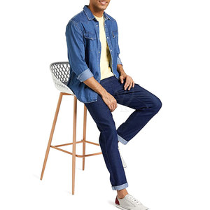 Pantalones vaqueros de hombre de último diseño de alta calidad, pantalones vaqueros de hombre de diseño personalizado al por mayor - Product Image 3