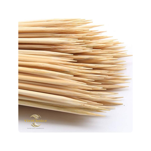 Prix compétitif, style minimaliste, brochettes de barbecue en bambou écologiques, charbon de bois, 40 mm-50 cm, résistantes à la chaleur, haute qualité, faciles à nettoyer - Product Image 5