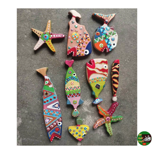 Decoración de peces de madera, peces de madera hechos a mano, Exportación de peces de madera personalizada: un regalo único y reflexivo para la decoración del hogar - Product Image 5