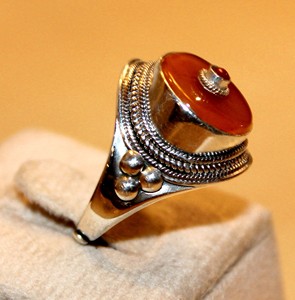 ลดกระหน่ำสาย925เงินทำมือเครื่องประดับเนปาลแหวนปะการังสีแดงเครื่องประดับของขวัญแฟชั่นสำหรับผู้หญิง - Product Image 2