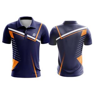 Polos de sublimación de secado rápido Performance Fit, entrenamiento deportivo personalizado, marca corporativa y ropa de trabajo diaria, proveedor OEM - Product Image 3