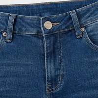 Jeans en denim de coton respirant coupe droite pour femme grande taille, style streetwear, décontracté, longueur complète, vente en gros sur mesure