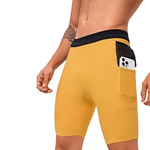 Pantalones Cortos Deportivos Casuales para Hombre, Transpirables, de Secado Rápido, Cintura Alta, Cordón Ajustable, Tela Elástica Acanalada Personalizada, Envío DDP - Product Image 5