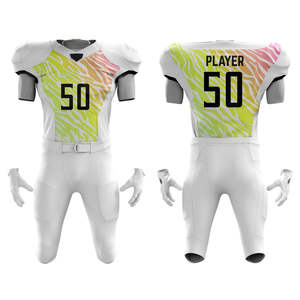 Uniforme de fútbol americano profesional de alta calidad para hombres Durable antiarrugas transpirable de talla grande conjunto hecho en Pakistán - Product Image 1