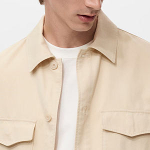 Vestes Bomber en Sergé pour Hommes avec Logo Personnalisé, Meilleure Vente OEM, Vestes Décontractées pour Hommes, Respirantes et Coupe-Vent, 2026 - Product Image 2