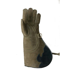 Gants de fauconnerie durables et respirants en cuir camouflage pour la chasse aux oiseaux, équipement pour faucons et hiboux - Product Image 4