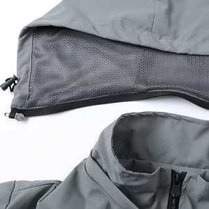 Vestes coupe-vent à capuche personnalisées de haute qualité avec logo pour le printemps et l'automne, style décontracté, vêtements d'extérieur coupe-vent pour l'hiver - Product Image 4