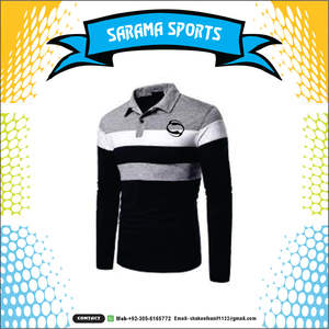 Polo OEM à séchage rapide en soie glacée avec logo brodé sur mesure Vente en gros de polos avec logo brodé sur mesure - Product Image 3