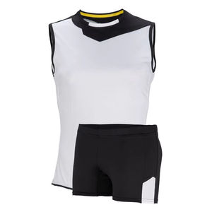 Uniforme d'entraînement de volley-ball personnalisé pour hommes ensemble de maillots unis de couleur pure vêtements de volley-ball pour adultes vente en gros - Product Image 4