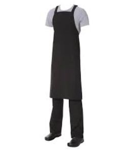 Bavoir de cuisine en coton biologique imprimé personnalisé Tablier sans manches respirant pour salon à domicile mettant en vedette Chef BBQ Logo personnalisé - Product Image 1