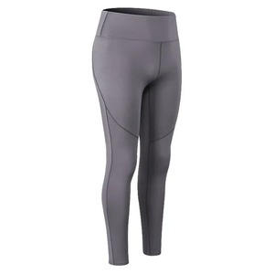 Leggings de yoga de compression taille haute avec logo personnalisé pour femmes pantalons de sport en polaire d'hiver pour la gym et le fitness collants de course extensibles - Product Image 4