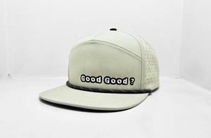 Gorro de Estilo Moderno y Cómodo, Personalizable con Logotipo, Transpirable, con Corte Láser Perforado, con Cierre a Presión y Cuerda, Fabricado en la Fábrica Injae Vina - Product Image 2