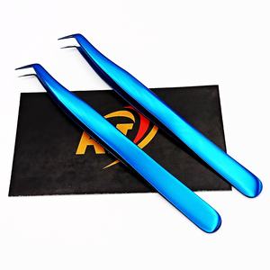 2025 vente chaude écologique en acier inoxydable isolation Extensions de cils ensemble pince à épiler pointue en fibre de cils - Product Image 1