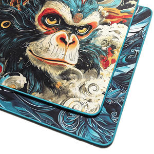 Alfombrillas de ratón para Juegos de oficina Monkey King Wu Kong E-sport de buena calidad, alfombrillas de ratón para juegos de superficie más suave de 4mm, alfombrillas de ratón personalizadas - Product Image 4
