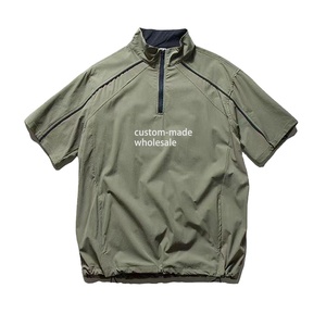 Wholesale Outdoor Custom <b>Men</b> Sleeve Reversible Golf <b>Pullover</b> High Performance <b>Jacket</b> Water-resistant Windbreaker - Product Image 1