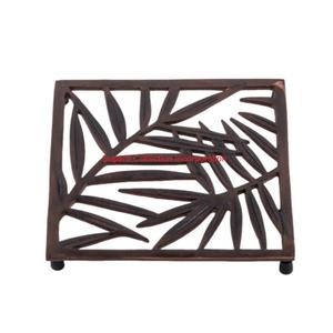 Dessous de plat en métal de conception de lapin décoratif créatif Vintage lapin cuisine coussin chauffant support protecteur de Table décor à la maison cadeau - Product Image 2