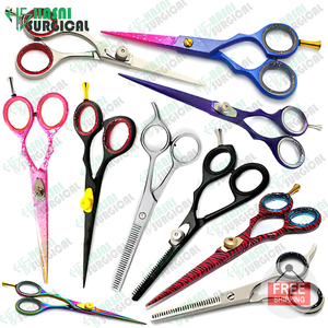 Tijeras de corte de pelo de peluquero de lujo de acero inoxidable alemán con reposapiés fijo y tornillo de lujo CE ISO aprobado - Product Image 3