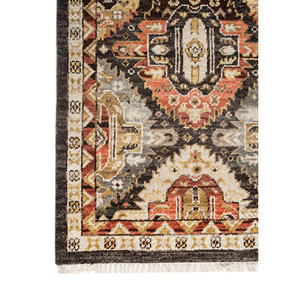 Gulnar Blue Hand Knotted Wool Rugs Geometric <b>3D</b> Rugs for Home for Living Room Hallway Teen's Room Rectangle <b>Puzzle</b> Design - Product Image 4