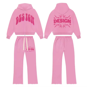 Dynamic Color Block Hoodie and Jogger Set Great for Gym Sessions and Casual Outings - Product Image 2