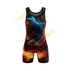 Camiseta de lucha libre personalizada, uniformes de licra, lucha de lucha, sublimación - Product Image 1